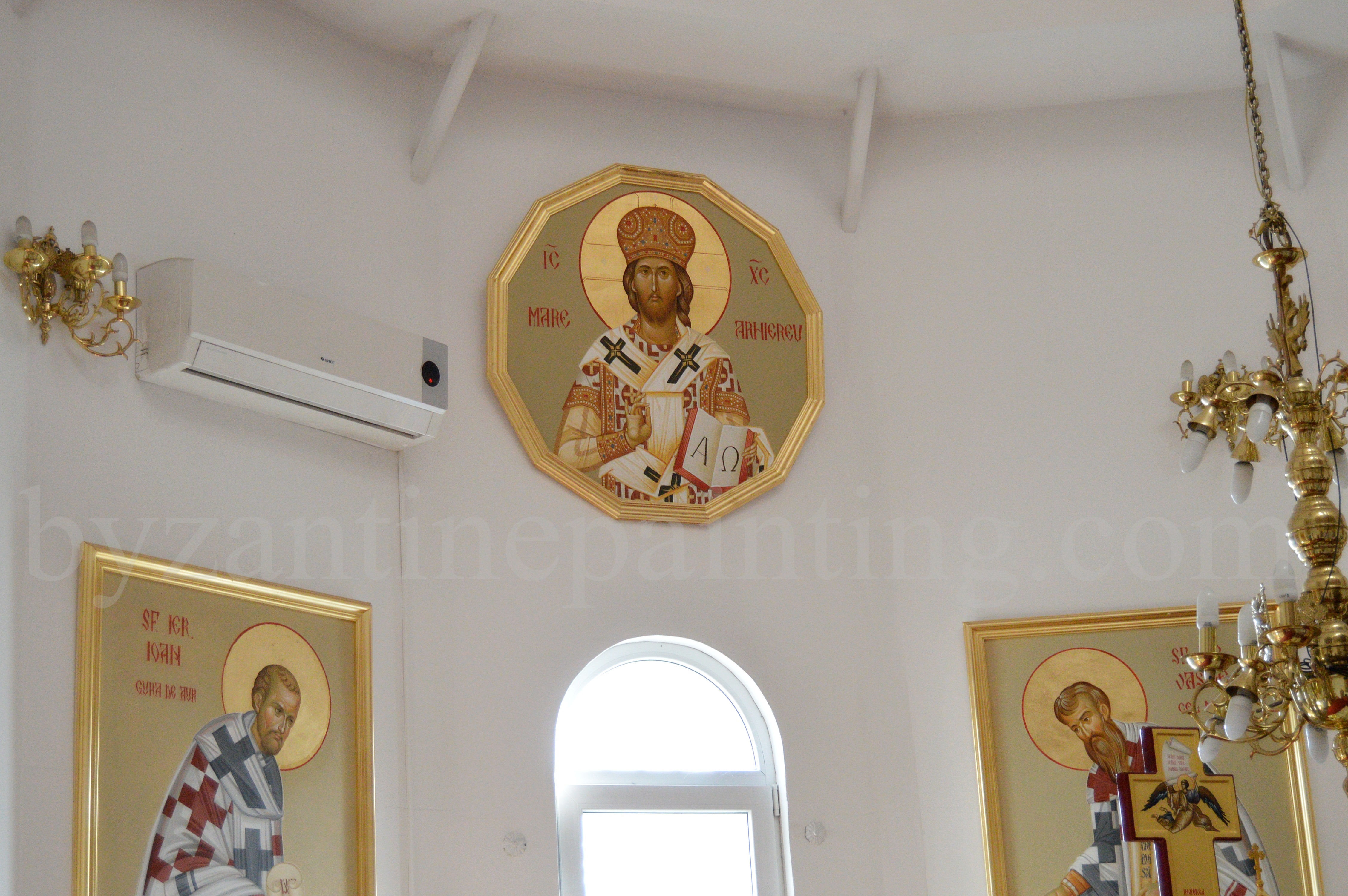 Religious painting in acrylic on canvas technique (1) | Byzantine Icon