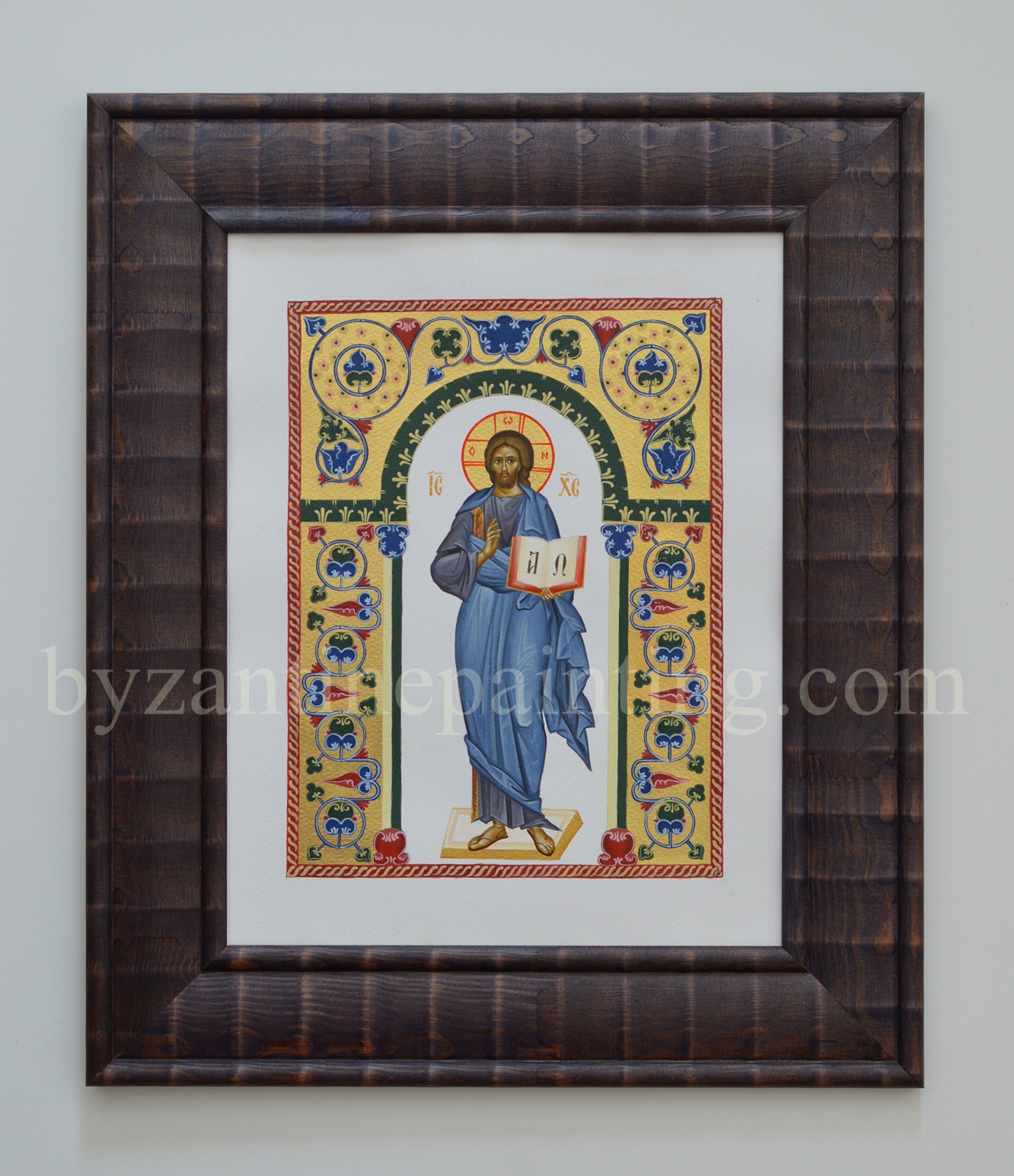 Miniature – Jesus Christ | Byzantine Icon Painting