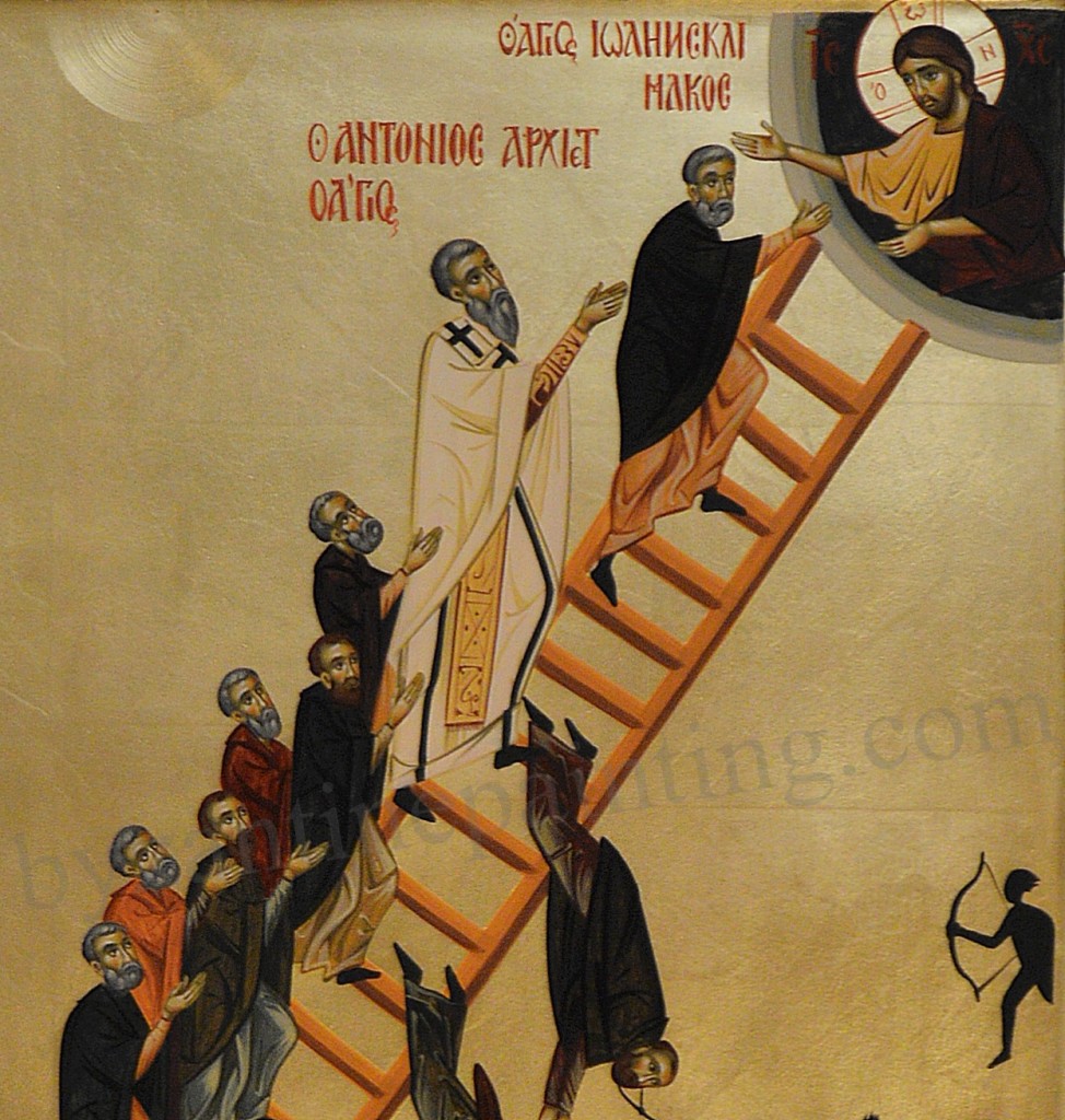 Icon The Ladder Of Divine Ascent Byzantine Icon Painting Icon The Ladder Of Divine Ascent Byzantine Icon Painting