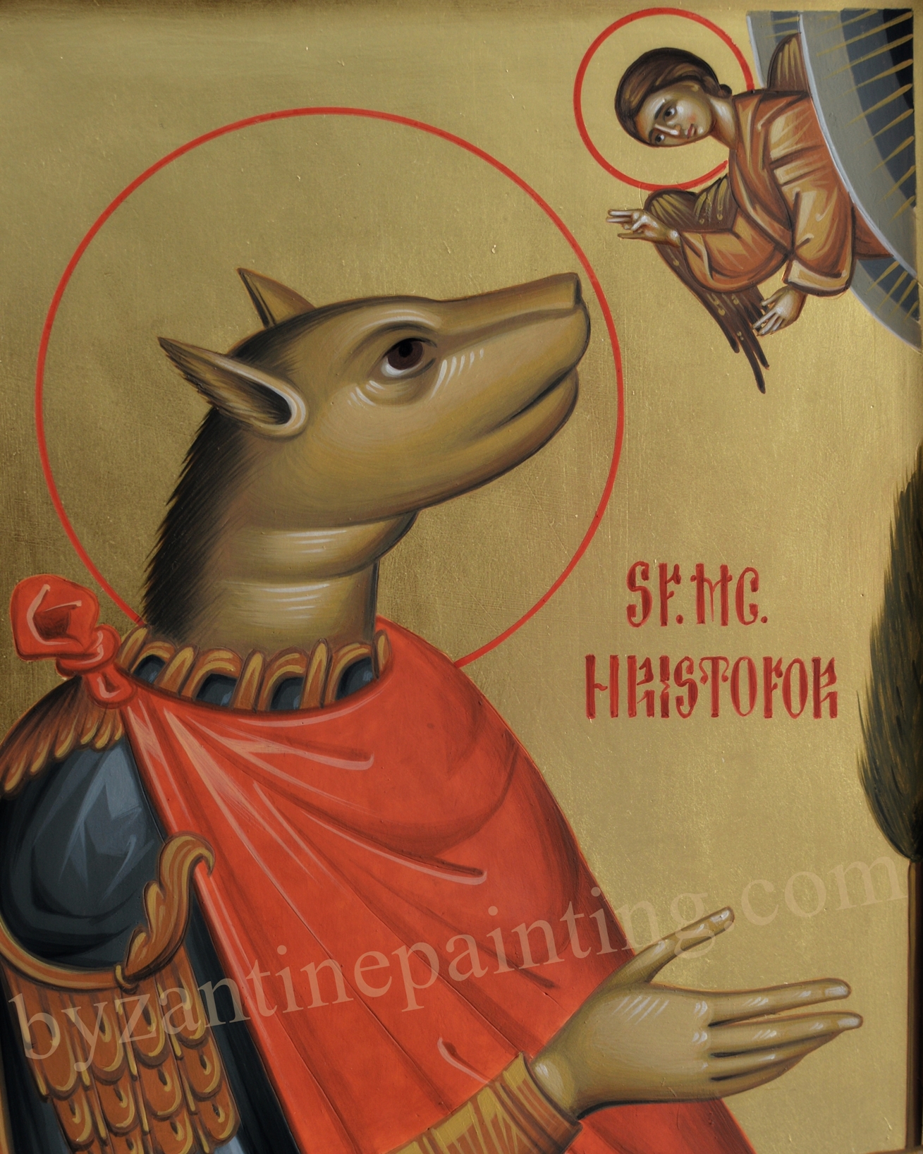 Saint Christopher – Byzantine Icon Painting